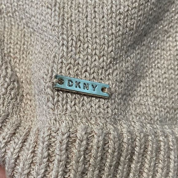 DKNY Sparkly Golden Sweater - Picture 5 of 6